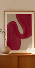 Colour Palette   Burgundy   2 Copy Plakat - Posterbox