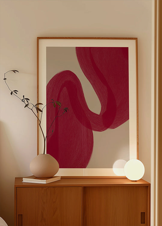 Colour Palette   Burgundy   2 Copy Plakat - Posterbox