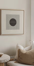 Line and Circle Harmony Plakat - Posterbox