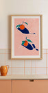 Abstract Oranges Plakat - Posterbox