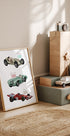 Vintage Racecars Plakat - Posterbox