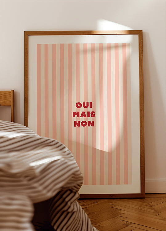 oui mais non Plakat - Posterbox