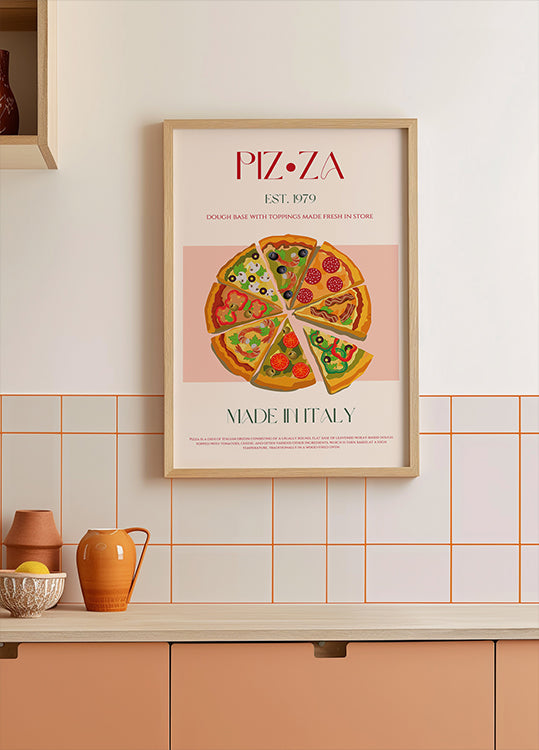 Slices of Italy Plakat - Posterbox