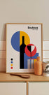 Bauhaus Wine Lodge Plakat - Posterbox