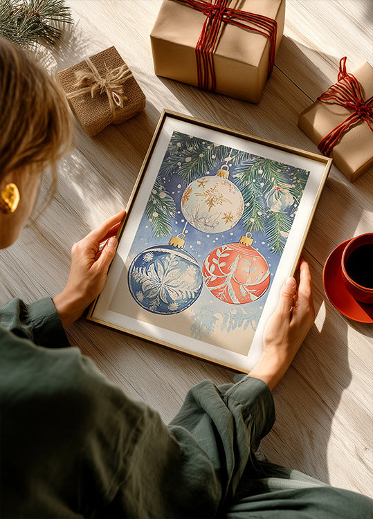 Christmas Ornaments II Plakat - Posterbox