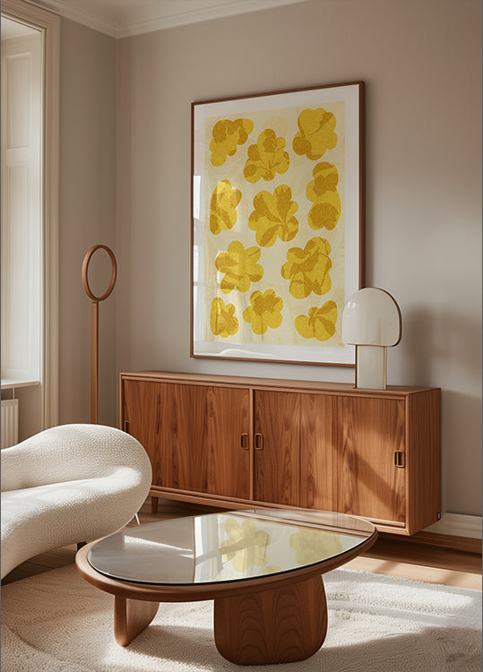 Golden Blooms - Posterbox