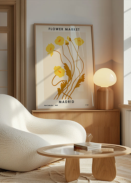 Flower Market. Madrid Plakat - Posterbox