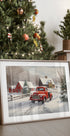 Christmas Truck Plakat - Posterbox