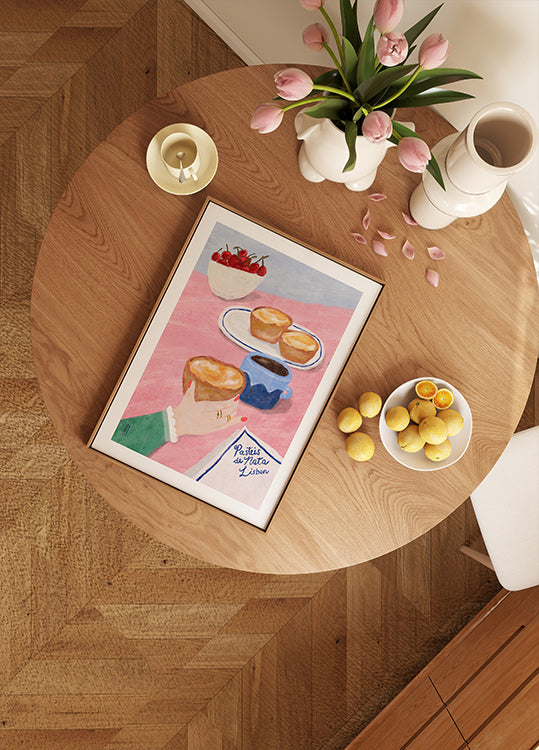 With Love From Lisbon - Food and Travel Art Plakat - Posterbox