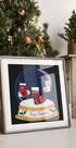 Christmas Stocking Snow Globe - Merry Christmas Plakat - Posterbox
