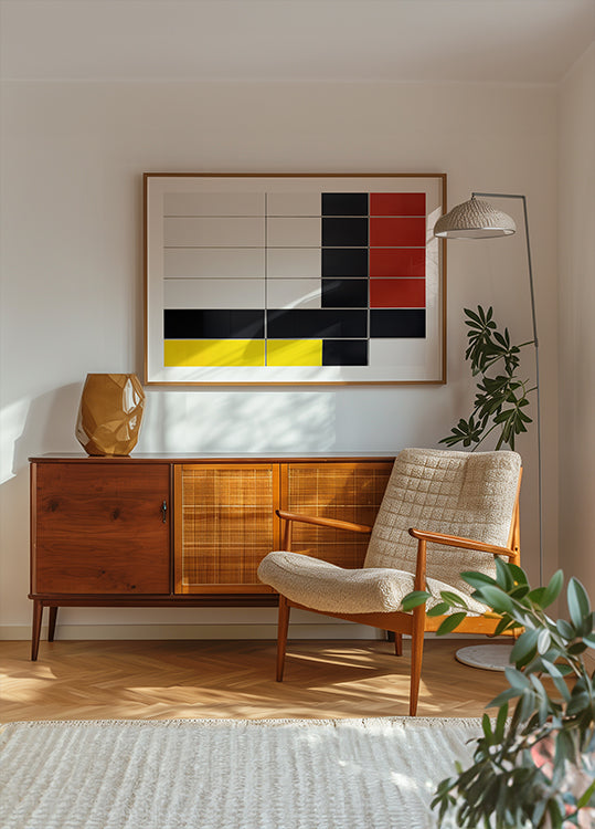 Mondriaan facade Plakat - Posterbox