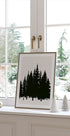 Tannenwald (dark) Plakat - Posterbox
