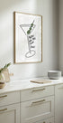 Olive Trio Martini Plakat - Posterbox