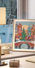Snowfall in Amsterdam Plakat - Posterbox