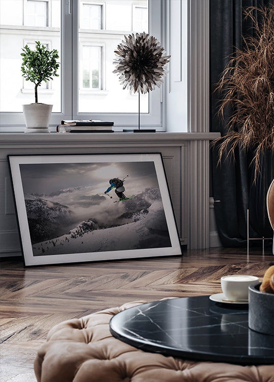 Backcountry skiing Plakat - Posterbox