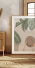 Enjoy the Moment 1, Tropical Palms and Summer Hat  Plakat - Posterbox