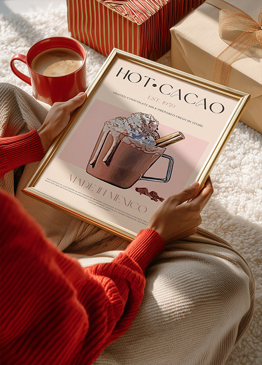 A Mug of Creamy Hot Cacao Plakat - Posterbox