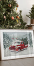 Snowy Holiday Drive Plakat - Posterbox