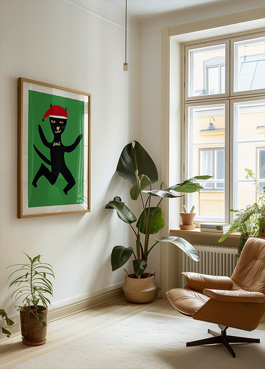 Xmas cat Plakat - Posterbox
