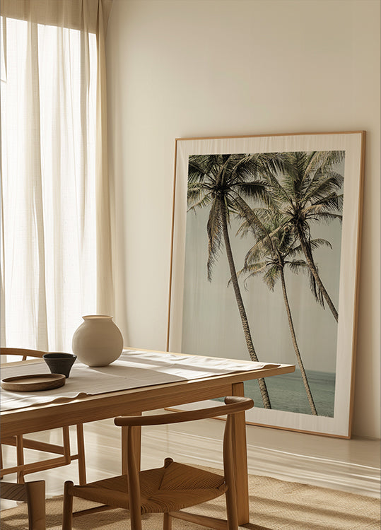 Ocean Breeze Palms Plakat - Posterbox