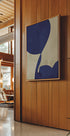 Navy Flow Abstract Plakat - Posterbox