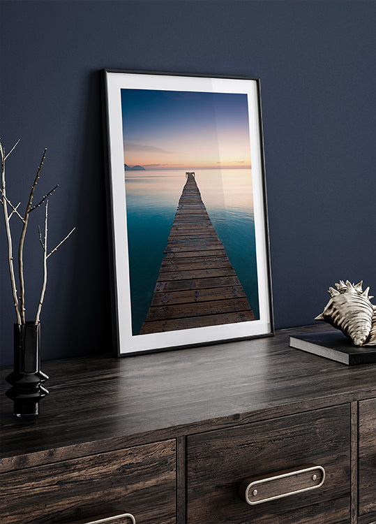 Blue Jetty Plakat - Posterbox
