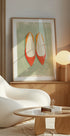 Red Ballet Flats Plakat - Posterbox