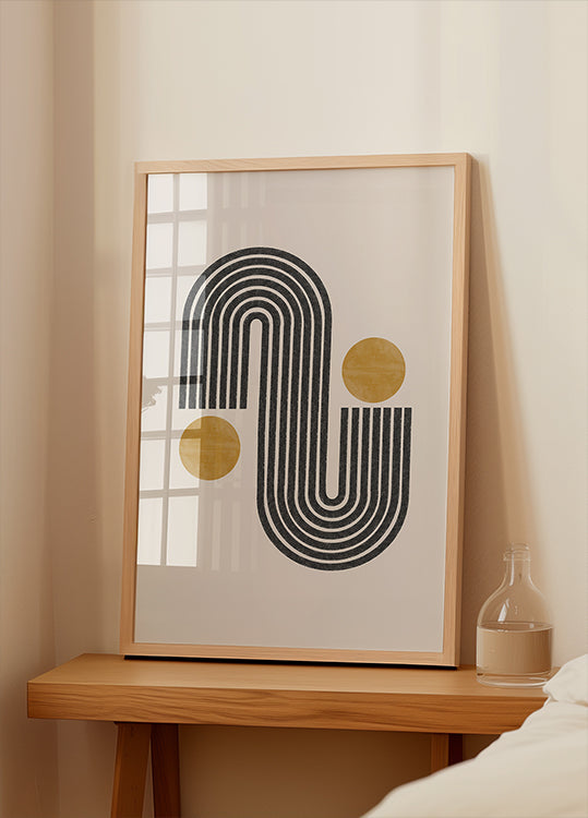 Curved Harmony Plakat - Posterbox