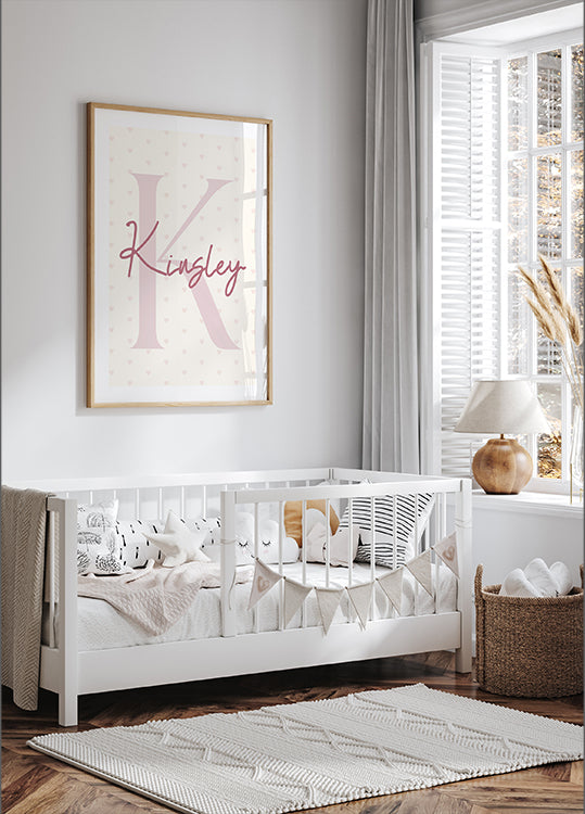 Personalized Initial Name Plakat - Posterbox