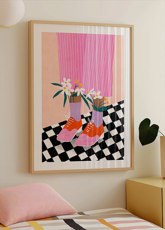 Floral Feet Fashion - Posterbox