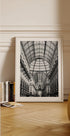 Galleria Vittorio Emanuele II Milan Black & White Plakat - Posterbox