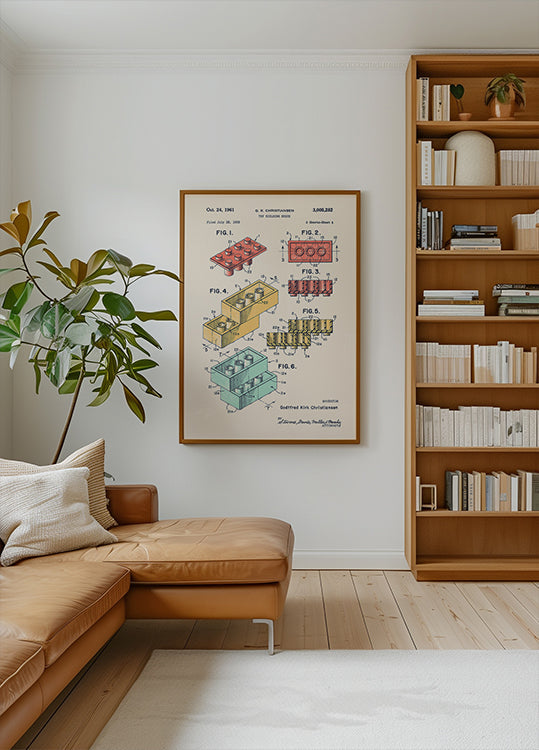 Lego Colors Plakat - Posterbox