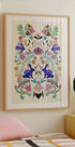 Colorful Folk Art Illustration Plakat - Posterbox