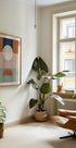 Abstract Geometric Artwork With Earthy Tones Plakat - Posterbox
