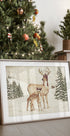 Deer Wearing Cozy Hats Plakat - Posterbox