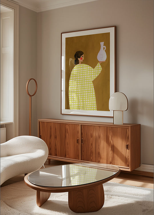 The Woman With Vase Plakat - Posterbox