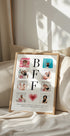 BFF Personalized Photo Collage Plakat - Posterbox