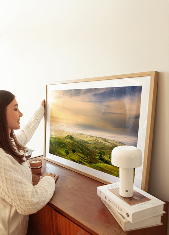 Podere Belvedere's Sunrise - Posterbox