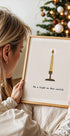 Be a Light Plakat - Posterbox