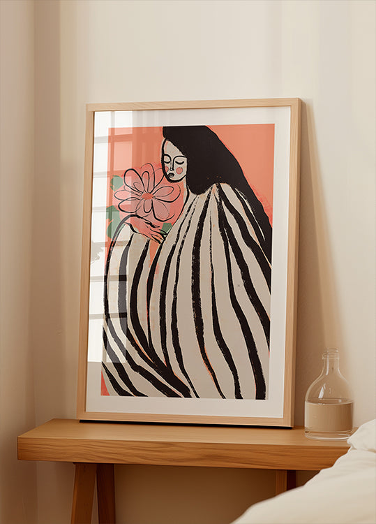 A Silent Moment (Peach) Plakat - Posterbox