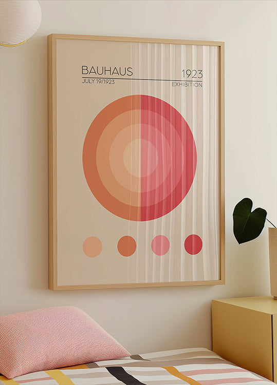 Bauhaus Circles Plakat - Posterbox