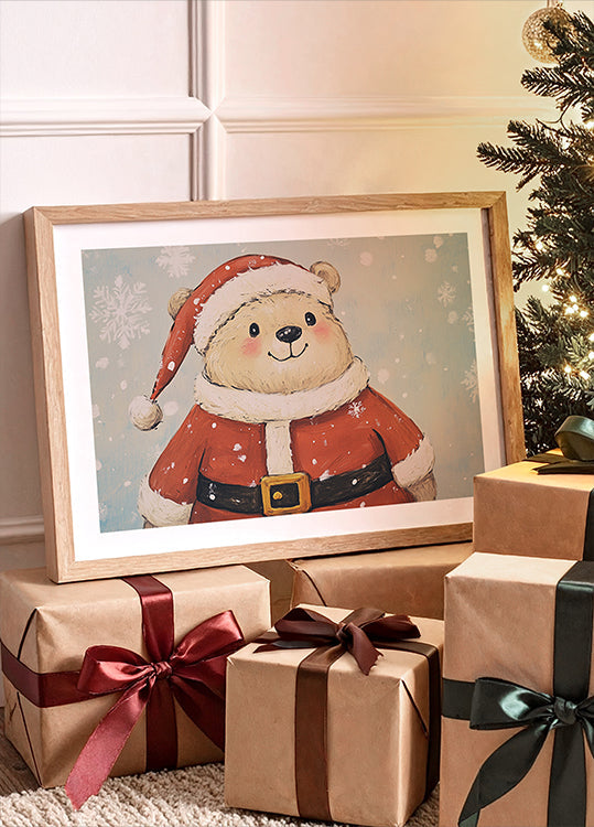 Christmas Bear Plakat - Posterbox