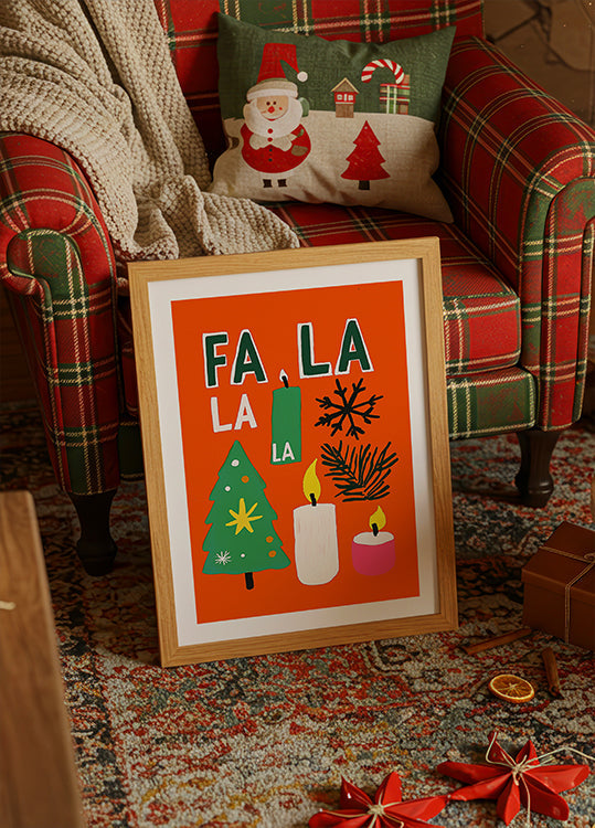 Festive Cheer Burst Plakat - Posterbox