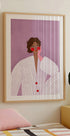 The Woman With the Pink Glove Plakat - Posterbox