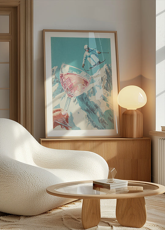 Sip and Ski Plakat - Posterbox