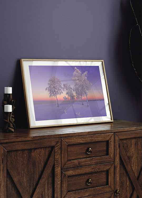January evening Plakat - Posterbox