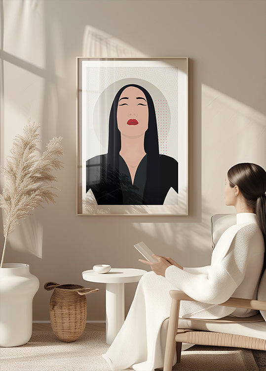 Elegant Geisha Plakat - Posterbox