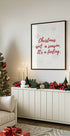 Christmas is a feeling Plakat - Posterbox