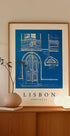 Lisbon Doorway Plakat - Posterbox