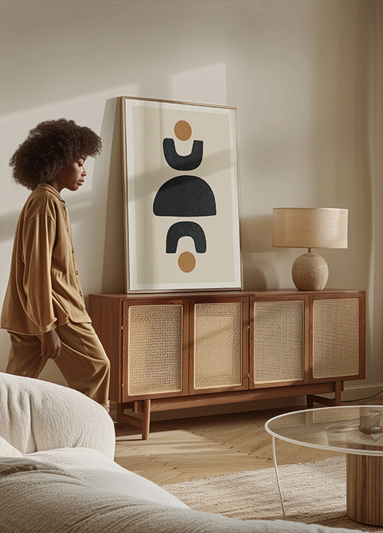 Abstract Forms Balance, Geometric Plakat - Posterbox